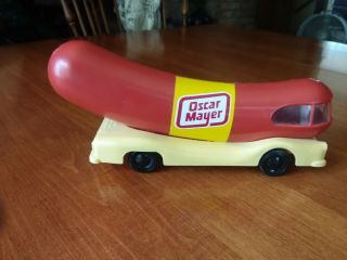 VINTAGE 1970 ' S OSCAR MAYER WIENERMOBILE SAVING BANK PROMOTIONAL TOYS MADE IN USA 3