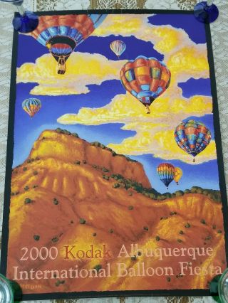 2000 Kodak Albuquerque International Balloon Fiesta Poster Numbered