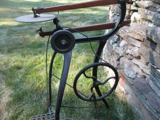 Antique Rodgers Treadle Jig Scroll Saw Foot Powered 3