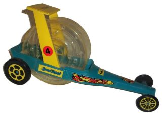 Vintage 1976 Metaframe Mattel Habitrail Racer Hamster Gerbil Dragster Toy Car &