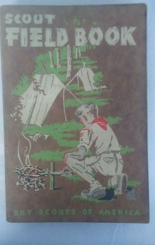 1948 Printing Fieldbook Vintage Boy Scouts Of America Bsa Book