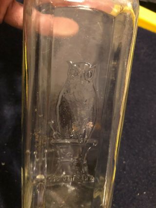 Vintage Owl Drug 2 - wing embossed bottle 2