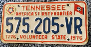 Tennessee 1976 Honorary Governor 