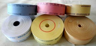 Bus Tickets: 6 " Setright Speed " Ticket Machine Rolls,  Different Operators As Pic