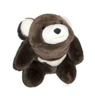 Vintage Gund 1980 Dark Chocolate Brown Snuffles Bear Plush Stuffed Animal