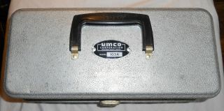 Vintage Umco 103a Aluminum Tackle Box - 13 " X6 " X6 " - 3 Tier Shelves