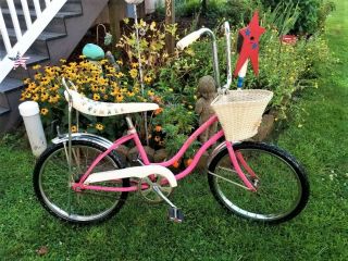 Vintage Pink Schwinn Fair Lady Stingray Muscle Bike