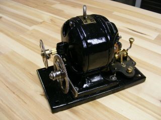 Rare Antique Electric Motor " 1910 Knapp Leader " With Forward & Reverse Switch