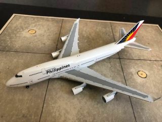 Aeroclassics Philippine Airlines 747 - 4f6,  " 1990s " Colors Rp - C8168 360 Made