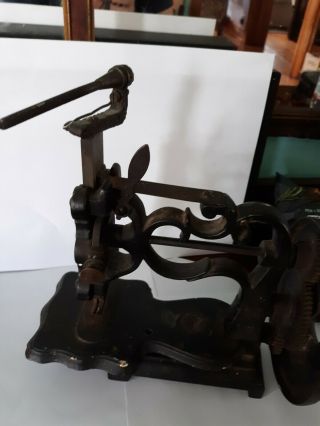 Antique Heavy Cast Iron Sewing Machine,  Raymond? 2