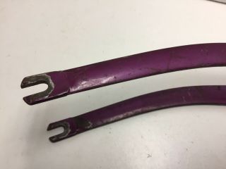 Vintage 1967 Schwinn Stingray Fork 20” 1 3/4” S7 Purple Muscle Bike 3