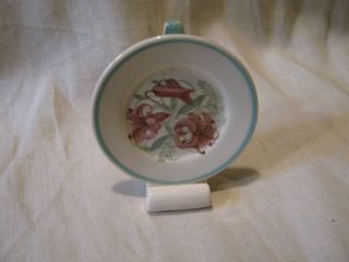 Vintage Susie Cooper Art Deco Pottery Miniature Plate And Stand