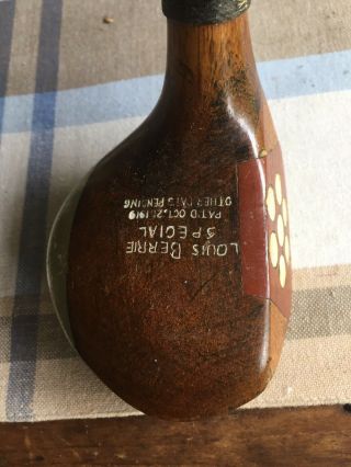 Antique Hickory Wood Shaft MacGregor Master Model Spoon Fancy Face 2