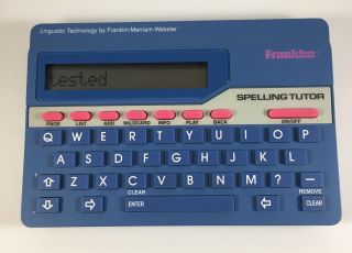 Vintage Franklin Computer Spelling Ace Sa - 98 Handheld Dictionary Thesaurus