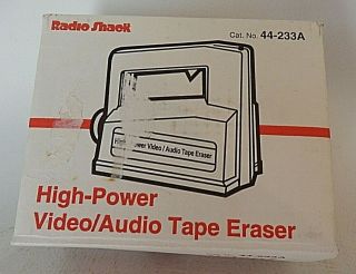 Vintage Radio Shack High Power Audio Video Bulk Tape Eraser 44 - 233a
