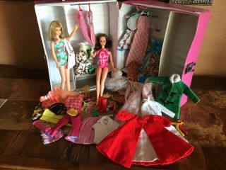 Vintage Barbie,  Francie,  Case & Clothes