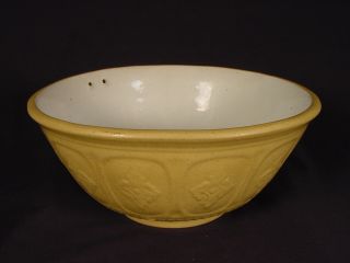 Rare Antique 1800s Colander 9 ¾” Yellow Ware Yellowware
