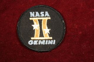 Vintage Nasa Gemini Ii Program Embroidered Patch 1961 - 1965 Old Stock