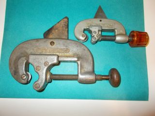 Vintage Top Brand Pipe Tube Cutter 1/8 " To 2 1/8 " Millers Falls & Rigid