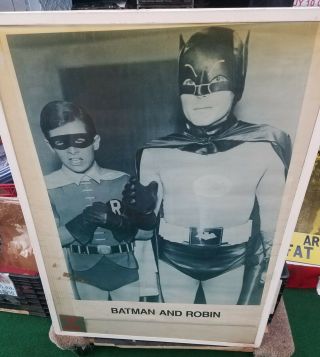 Batman Poster Mid Late 70s Rare Vintage Collectible Oop Not A Repo