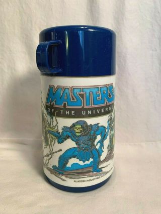 Vintage 1983 Motu Masters Of The Universe He - Man Skelator Lunchbox Thermos