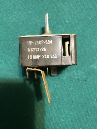 Vintage Ge Range Switch Inf - 240p - 654 Wb21x226
