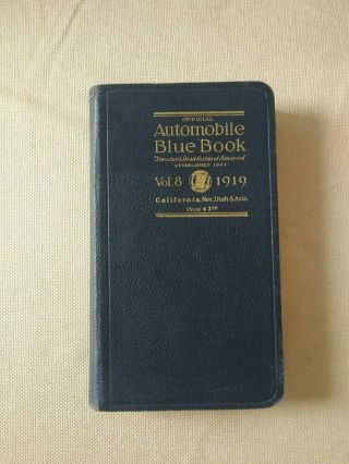 Automobile Blue Book Vol.  8 1919