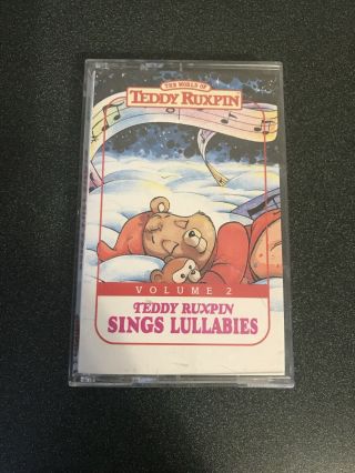 Vintage Alchemy Ii Rincon Teddy Ruxpin Sings Lullabies Volume 2 Cassette Tape