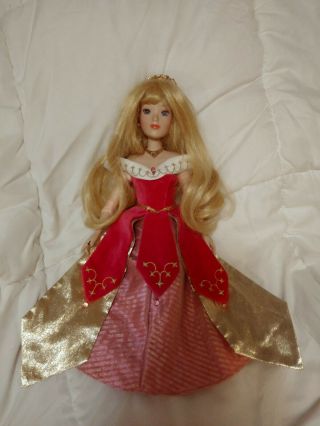 Disney Princess Brass Key Porcelain Doll Sleeping Beauty