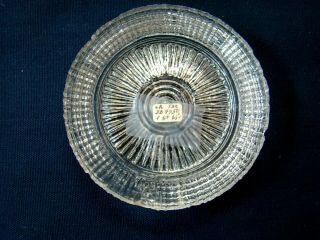 Antique Flint Glass Cup Plate Lee Rose 13c,  Very Early; Lacy,  Boston Sandwich