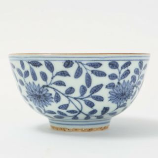 Chinese Antique Blue and White Bowl,  Late Ming - Early Qing Dynasty,  17th Century 3