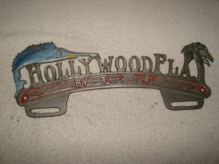 Hollywood Florida License Plate Topper