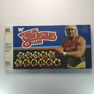 Vintage 1985 Wwf Wrestling Superstars Board Game Wwf Hulk Hogan