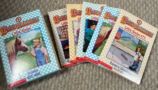 Vintage Baby - Sitters Little Sister Books 5 Pack 57 58 59 60 73,  Sleeve 1996