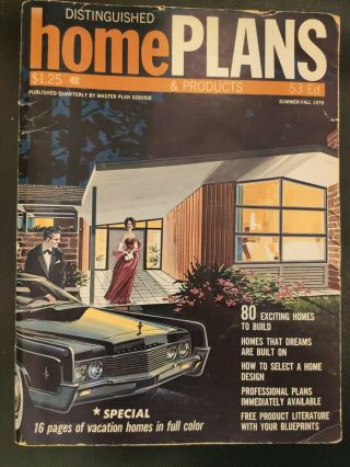 Vintage Distinguished Home Plans - 1970 Summer - Fall