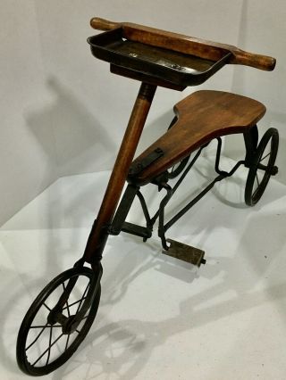 Unusual Push Pedal Drive Antique Child 