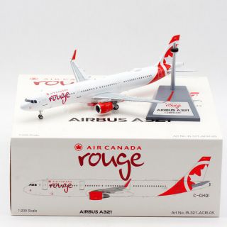 Aviation 1:200 Air Canada Rouge Airbus A321 Diecast Aircraft Jet Model C - Ghqi