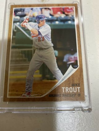Mike Trout 2011 Topps Heritage Minors Rookie 44 Los Angeles Angels