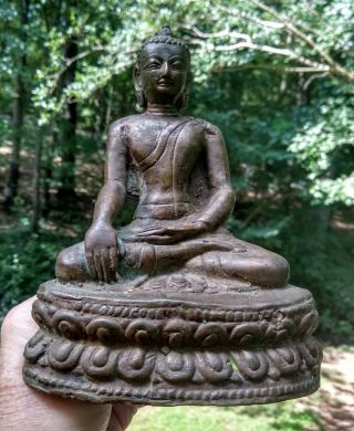 Antique Bronze Buddha - THAILAND - 19th Century or Earlier 2