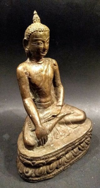 Antique Bronze Buddha - THAILAND - 19th Century or Earlier 3