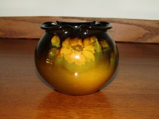 Antique Rookwood Pinch Top 4 " Vase Standard Glaze Style 911 Artist Cipher
