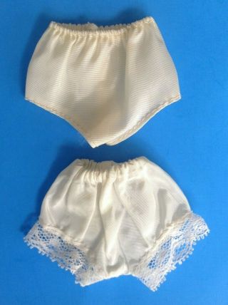 Vintage Doll White Panties Little Miss Revlon,  Shirley Temple,  Ginny