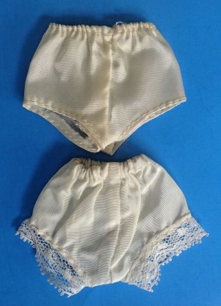 Vintage DOLL WHITE PANTIES Little Miss Revlon,  Shirley Temple,  Ginny 3