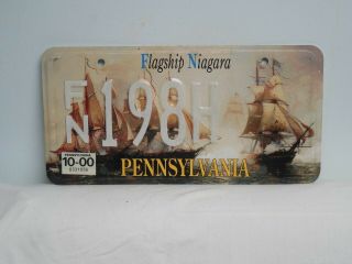 Pennsylvania Flagship Niagara Specialty Graphic License Plate Tall Ships