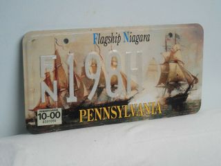 Pennsylvania FLAGSHIP NIAGARA Specialty Graphic License Plate Tall Ships 2