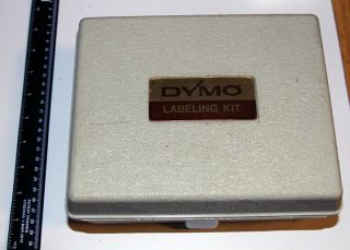 Vintage 1970s DYMO Label Maker Kit M - 6 Box 1970 ' s Bundle 3