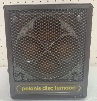 Vintage Pelonis Disc Furnace Portable Ceramic Fan Space Heater 1500w Ii