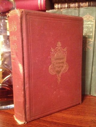 1877 Poetical Of Henry Wadsworth Longfellow Gilt Victorian Binding Vintage