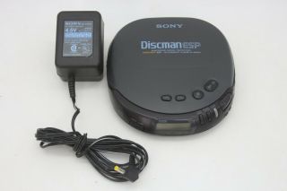 Vintage Sony D - 242ck Discman Esp Portable Cd Player Walkman Mega Bass Al