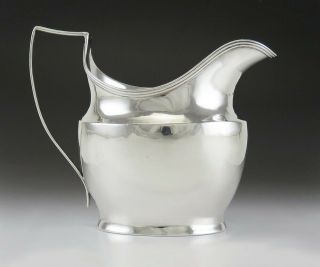 Antique Georgian 1810 English Sterling Silver Tea Milk Pitcher Creamer No Mono